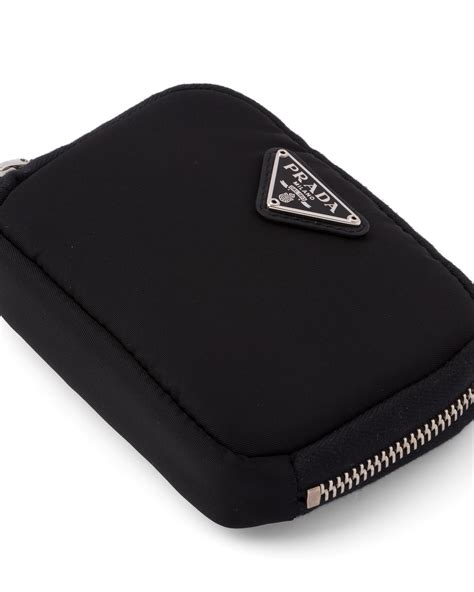 prada black nylon wallet|prada outlet wallet.